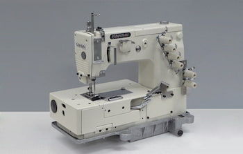 Double chain stitch machine