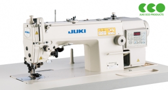 Direct-drive, 1-needle, Bottom-feed, Lockstitch Machine with Vertical Edge Trimmer and Automatic Thread Trimmer