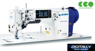 Semi-dry Direct-drive, Unison-feed, Lockstitch Sewing System with automatic thread trimme