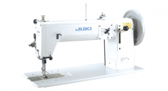 1-needle, Semi-long Flat Bed, Lockstitch Machine with a Large Shuttle-hook for Extra-heavy-weight Materials